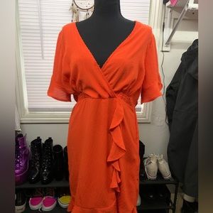 Micheal Kors Optic Orange Dress
